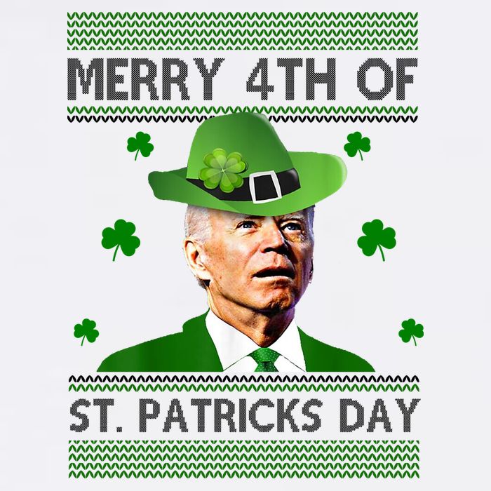Merry 4th Of St Patrick's Day Funny Joe Biden Apron