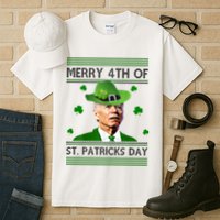 Merry 4th Of St Patrick's Day Funny Joe Biden Tall T-Shirt
