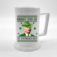 Merry 4th Of St Patrick's Day Funny Joe Biden Beer Stein