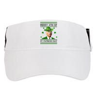 Merry 4th Of St Patrick's Day Funny Joe Biden Adult Drive Performance Visor