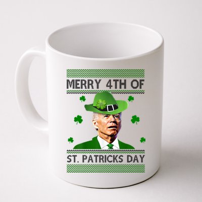Merry 4th Of St Patrick's Day Funny Joe Biden Mug