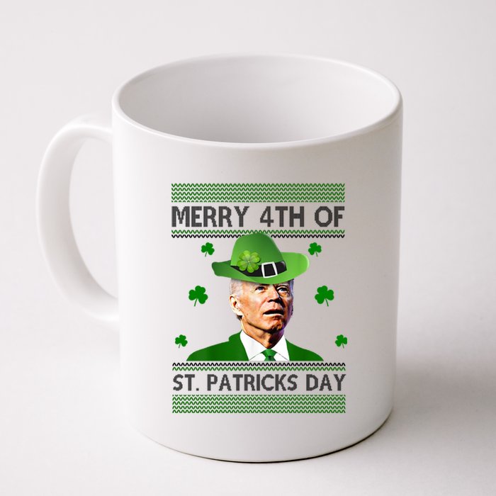 Merry 4th Of St Patrick's Day Funny Joe Biden Coffee Mug