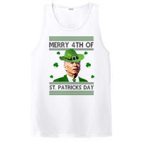 Merry 4th Of St Patrick's Day Funny Joe Biden PosiCharge Competitor Tank