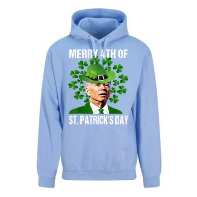 Merry 4th Of St PatrickS Day Joe Biden Leprechaun Hat Funny Cute Gift Unisex Surf Hoodie