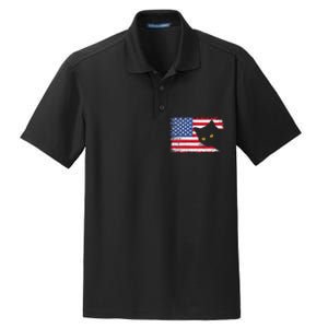 Meowica 4th of July Cat American Flag America USA Funny Dry Zone Grid Polo