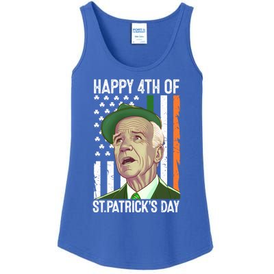 Merry 4th Of St PatrickS Day Joe Biden Leprechaun Hat Gift Ladies Essential Tank