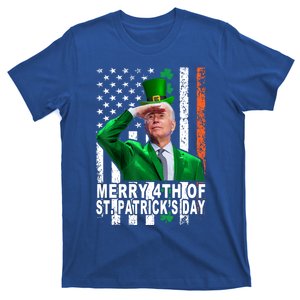 Merry 4th Of St PatrickS Day Joe Biden Leprechaun Hat Gift T-Shirt