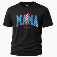 Mama 4th Of July Usa Festive Cooling Performance Crew T-Shirt