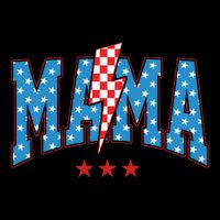 Mama 4th Of July Usa Festive Cooling Performance Crew T-Shirt