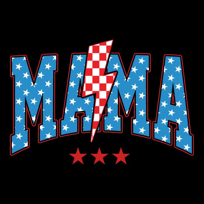 Mama 4th Of July Usa Festive Cooling Performance Crew T-Shirt