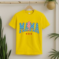 Mama 4th Of July Usa Festive T-Shirt