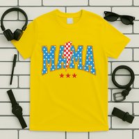 Mama 4th Of July Usa Festive T-Shirt