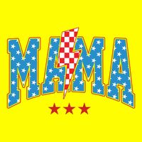 Mama 4th Of July Usa Festive T-Shirt