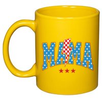 Mama 4th Of July Usa Festive 11oz C Handle Ceramic Mug