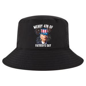 Merry 4th Of Father's Day Joe Biden Funny Gift For Dad Cool Comfort Performance Bucket Hat