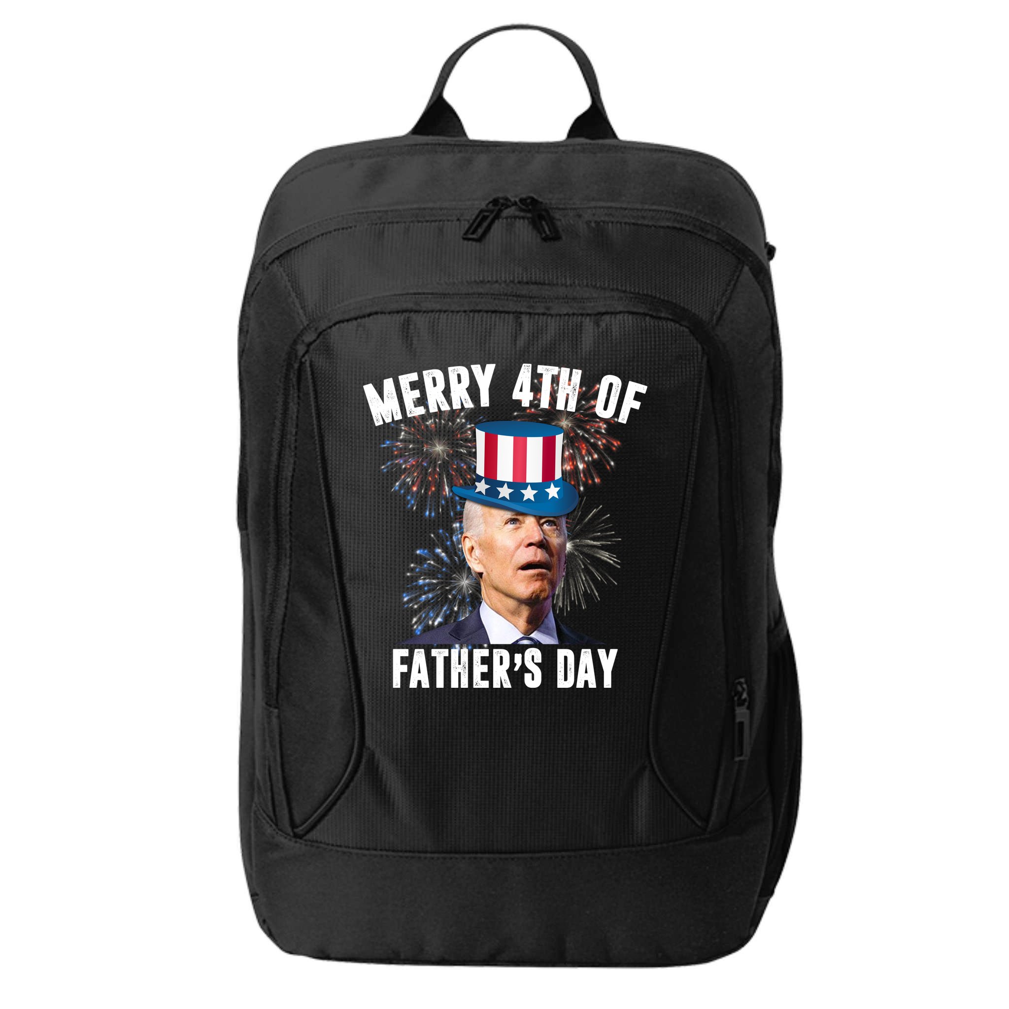 Merry 4th Of Father's Day Joe Biden Funny Gift For Dad City Backpack