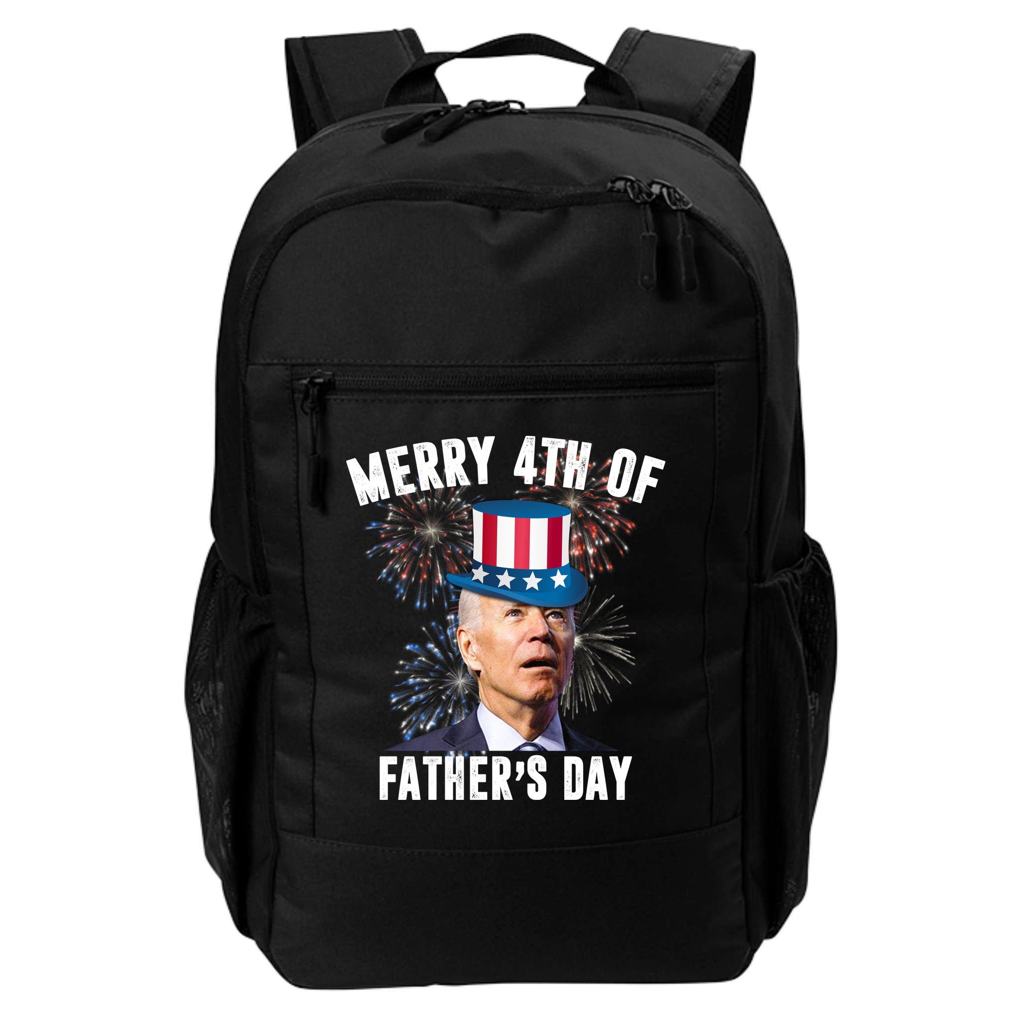 Merry 4th Of Father's Day Joe Biden Funny Gift For Dad Backpack