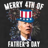 Merry 4th Of Father's Day Joe Biden Funny Gift For Dad Adult Drive Performance Visor