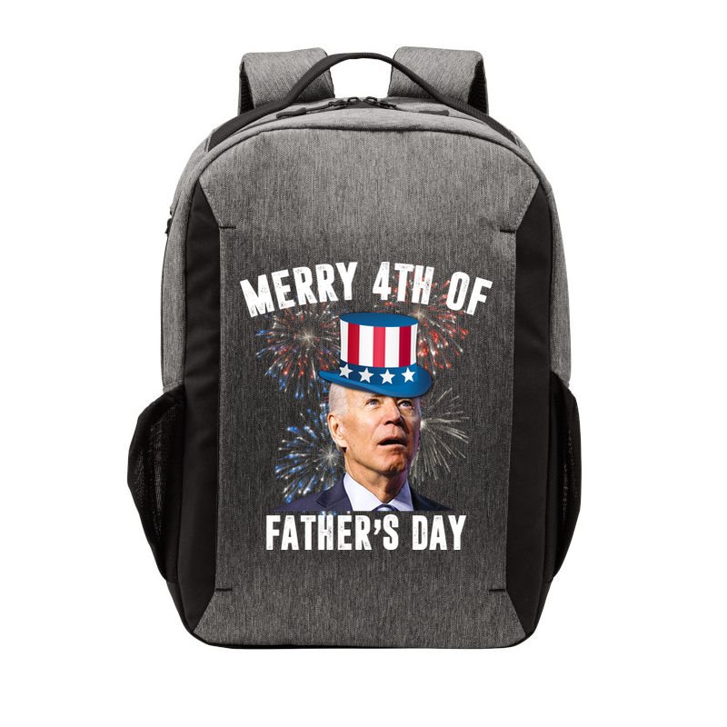 Merry 4th Of Father's Day Joe Biden Funny Gift For Dad Vector Backpack