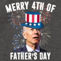 Merry 4th Of Father's Day Joe Biden Funny Gift For Dad Vector Backpack