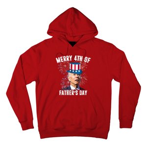 Merry 4th Of Father's Day Joe Biden Funny Gift For Dad Hoodie