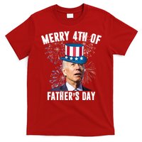 Merry 4th Of Father's Day Joe Biden Funny Gift For Dad T-Shirt