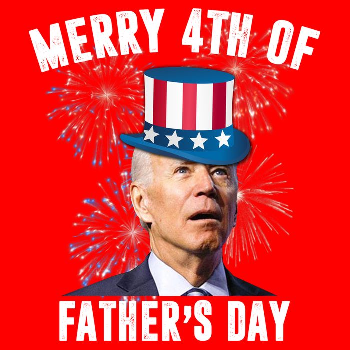 Merry 4th Of Father's Day Joe Biden Funny Gift For Dad Flatbill Hat
