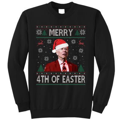 Merry 4th Of Easter Funny Joe Biden Christmas Ugly Sweater Sweatshirt