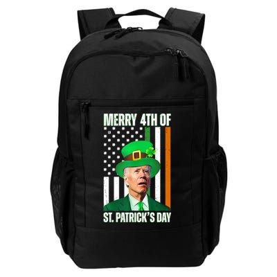 Merry 4th Of St Patricks Day Joe Biden Funny Holiday Backpack