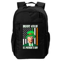 Merry 4th Of St Patricks Day Joe Biden Funny Holiday Backpack