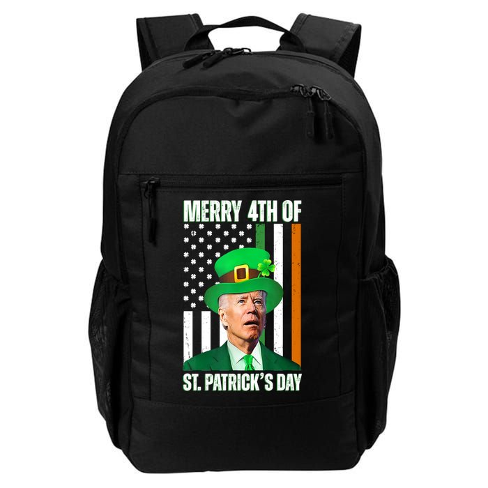 Merry 4th Of St Patricks Day Joe Biden Funny Holiday Backpack