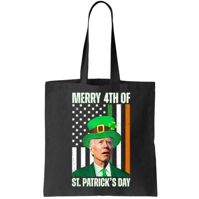 Merry 4th Of St Patricks Day Joe Biden Funny Holiday Bag