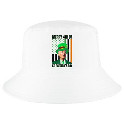 Merry 4th Of St Patricks Day Joe Biden Funny Holiday Cool Comfort Performance Bucket Hat