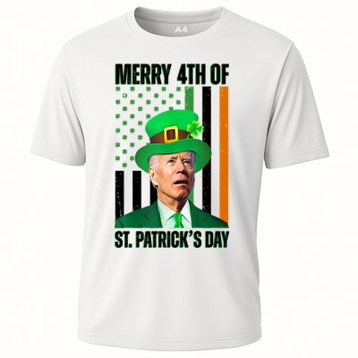 Merry 4th Of St Patricks Day Joe Biden Funny Holiday Performance Shirt