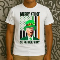 Merry 4th Of St Patricks Day Joe Biden Funny Holiday T-Shirt