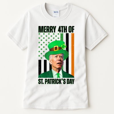 Merry 4th Of St Patricks Day Joe Biden Funny Holiday Tall T-Shirt