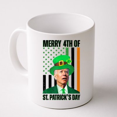 Merry 4th Of St Patricks Day Joe Biden Funny Holiday Mug