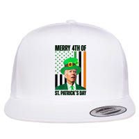 Merry 4th Of St Patricks Day Joe Biden Funny Holiday Flatbill Hat