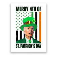 Merry 4th Of St Patricks Day Joe Biden Funny Holiday Poster