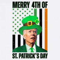 Merry 4th Of St Patricks Day Joe Biden Funny Holiday Poster