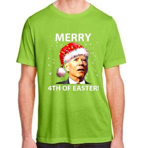 Merry 4th Of Easter Funny Joe Biden Christmas Ugly Sweater Adult ChromaSoft Performance T-Shirt