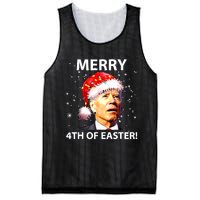 Merry 4th Of Easter Funny Joe Biden Christmas Ugly Sweater Mesh Reversible Basketball Jersey Tank