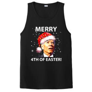 Merry 4th Of Easter Funny Joe Biden Christmas Ugly Sweater PosiCharge Competitor Tank