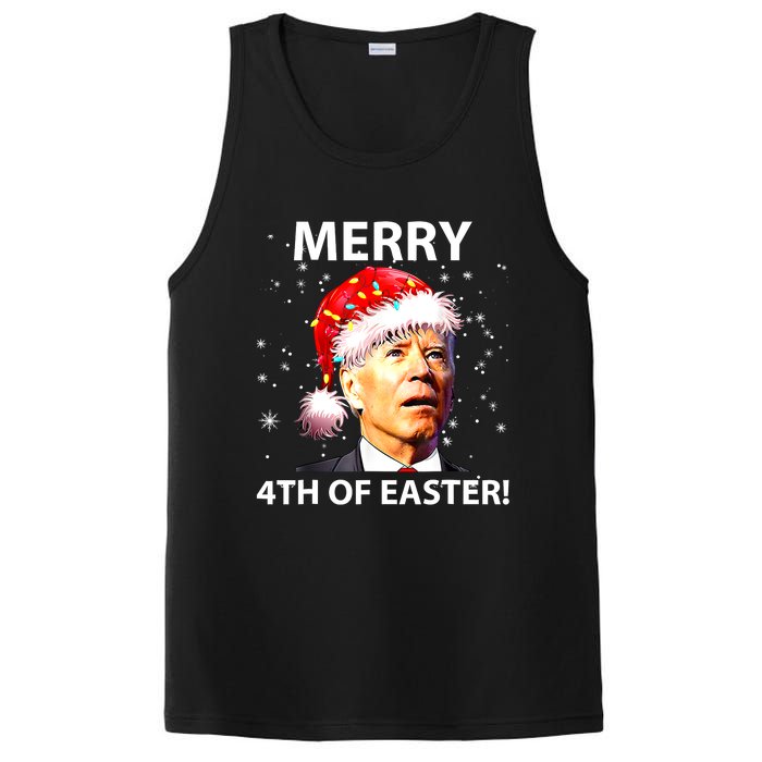 Merry 4th Of Easter Funny Joe Biden Christmas Ugly Sweater PosiCharge Competitor Tank