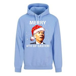 Merry 4th Of Easter Funny Joe Biden Christmas Ugly Sweater Unisex Surf Hoodie