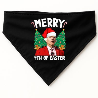Merry 4th Of Easter Funny Joe Biden Holiday USA-Made Doggie Bandana