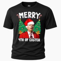 Merry 4th Of Easter Funny Joe Biden Holiday Cooling Performance Crew T-Shirt