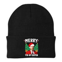Merry 4th Of Easter Funny Joe Biden Holiday Beanie