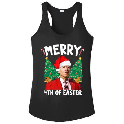 Merry 4th Of Easter Funny Joe Biden Holiday Ladies PosiCharge Competitor Racerback Tank
