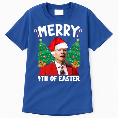 Merry 4th Of Easter Funny Joe Biden Holiday Tall T-Shirt